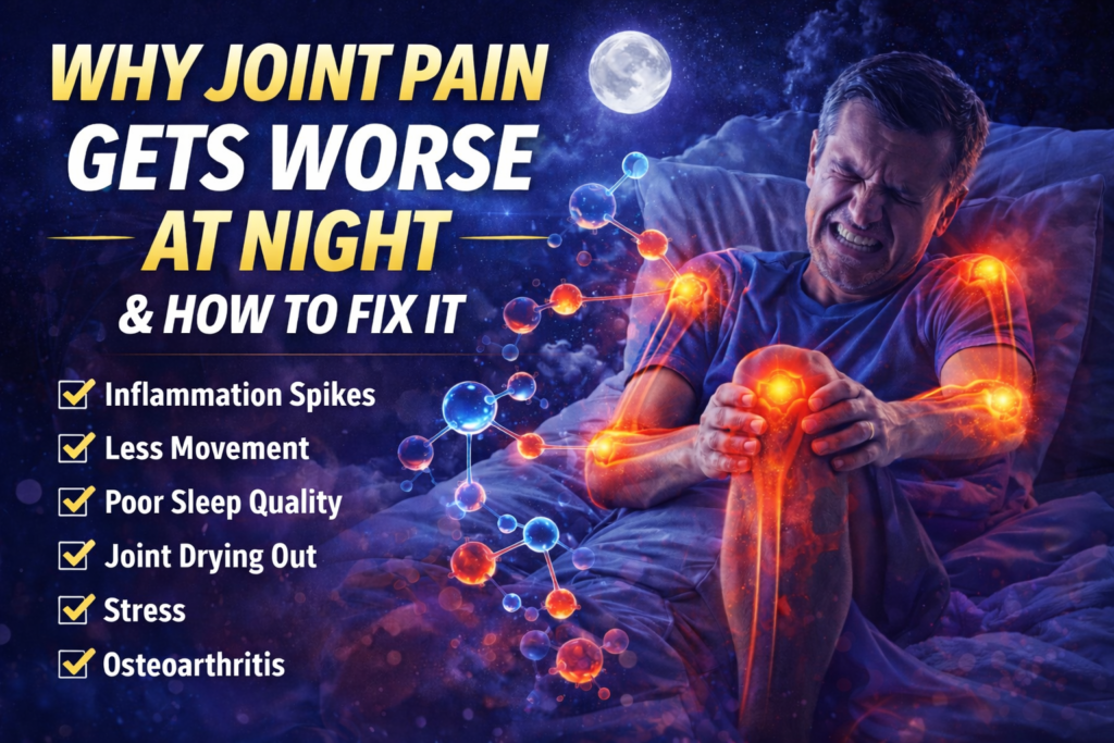 Why Joint Pain Gets Worse at Night & How to Fix It