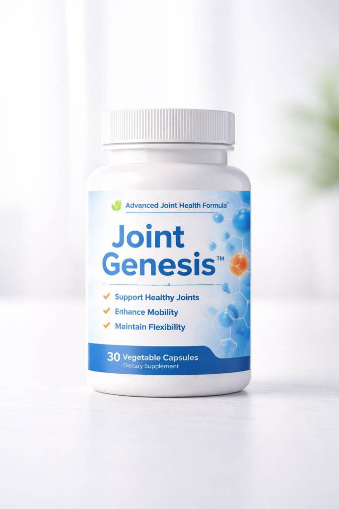 Joint Genesis joint pain relief supplement bottle