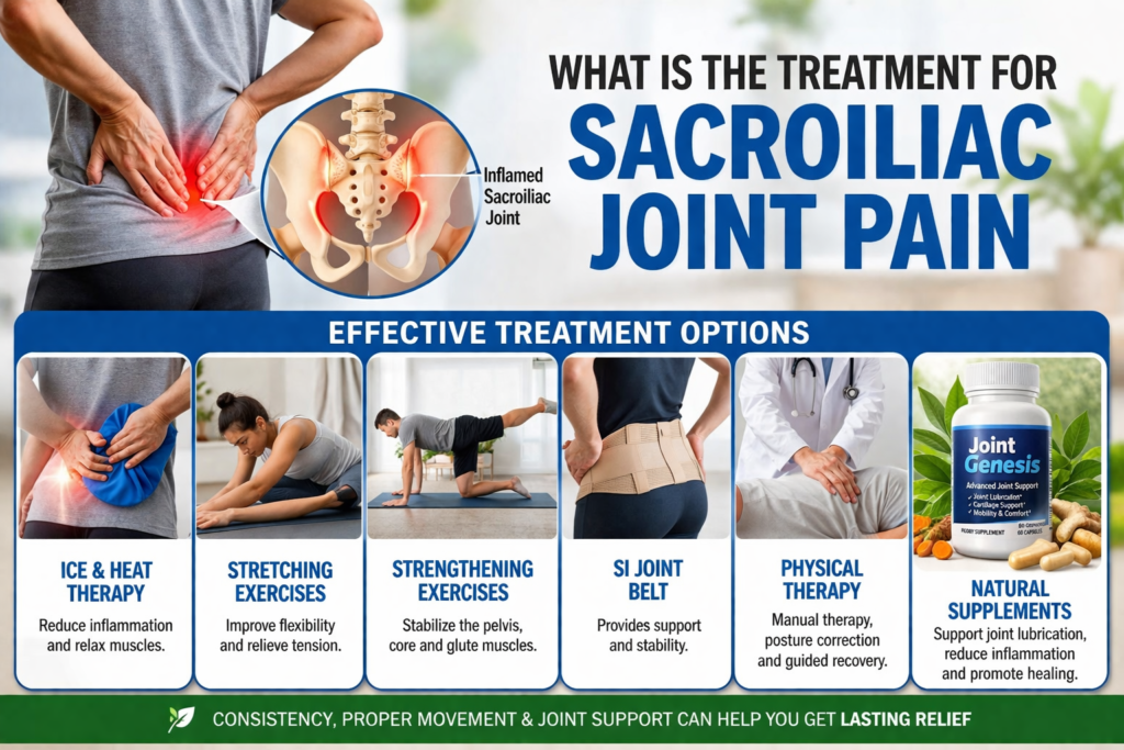 what is the treatment for sacroiliac joint pain